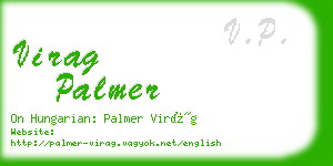 virag palmer business card